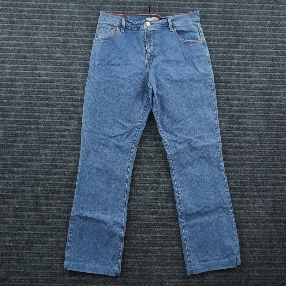 Levi's 550 Relaxed Boot Cut Jeans Womens 12M Blue Medium Wash Stretch Denim - Picture 2 of 13